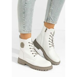 Ghete damă Lizeth albe imagine