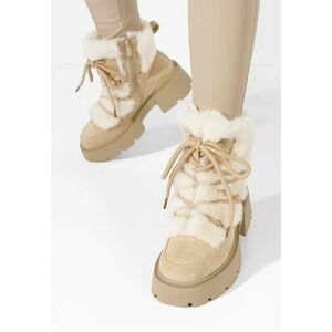 Ghete imblanite dama Aslyn bej imagine