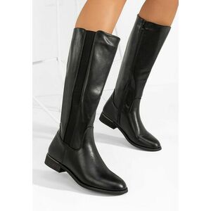 Cizme dama fara toc Tammera negre imagine