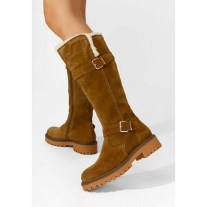 Cizme dama piele Carlene maro imagine