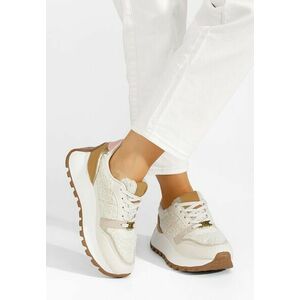 Sneakers cu platformă Vivianna V2 bej imagine