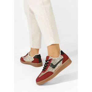 Sneakers dama Akirame rosii imagine