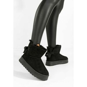 Cizme tip ugg Nishalla negre imagine