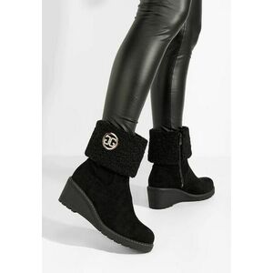 Ghete cu platformă Sophie negre imagine