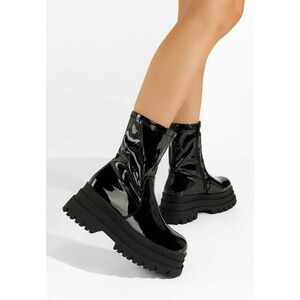 Ghete cu platformă Anndrea negre imagine