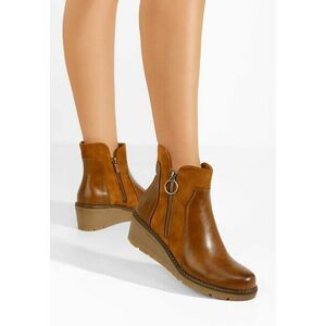 Ghete cu platforma Anadva camel imagine