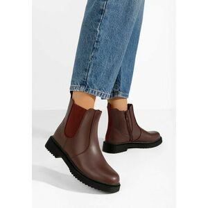 Ghete dama chelsea Vallie rosii imagine