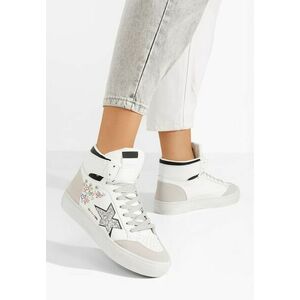 Sneakers High-Top Morella albi imagine