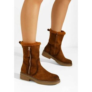 Cizme scurte dama Midna V3 camel imagine