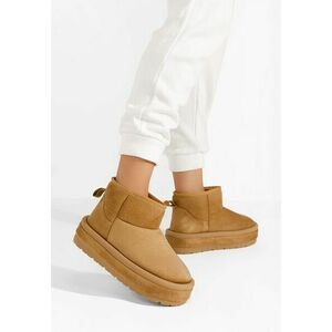 Cizme cu platformă Libby camel imagine