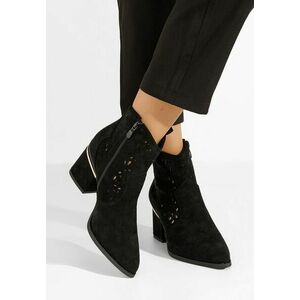 Botine de toamna Anemone negre imagine