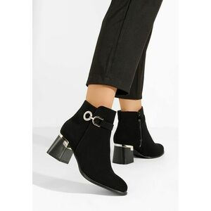 Botine cu toc Margie V3 negre imagine