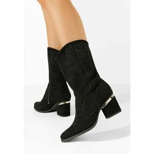 Cizme cowboy damă Dabiera negre imagine