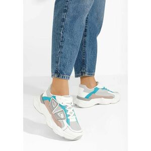 Sneakers dama Asora albi imagine