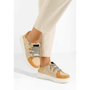 Sneakers dama Tommy kaki imagine