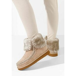 Cizme mocc Maisara bej imagine