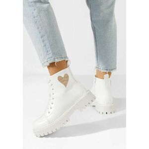 Bocanci damă Lazaria albi imagine