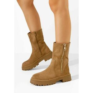 Cizme scurte dama Callidora camel imagine
