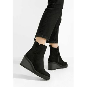 Botine cu platforma Chetana V2 negre imagine