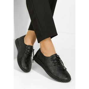 Pantofi casual dama Emaly negri imagine