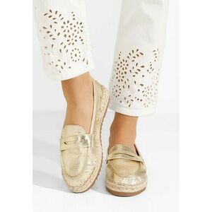 Mocasini dama Elanore aurii imagine