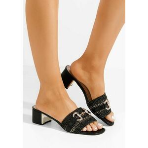 Papuci cu toc Arrianna negri imagine