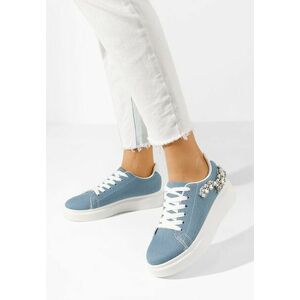 Sneakers dama Baevia denim imagine