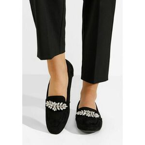 Mocasini dama Maliha negri imagine