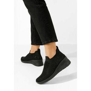 Tenisi dama Slip-On Amelie negri imagine