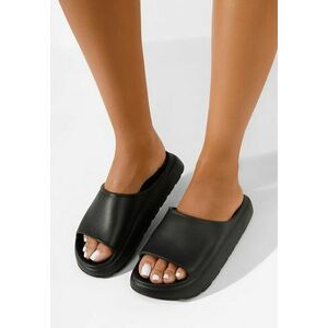 Papuci plaja dama Pelara negri imagine