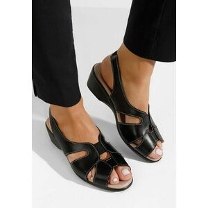 Sandale dama Laurella negre imagine