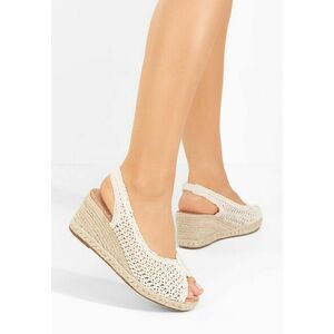 Sandale cu platforma Xiomara bej imagine