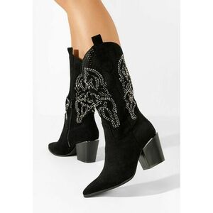 Cizme cowboy dama Ysrana negre imagine