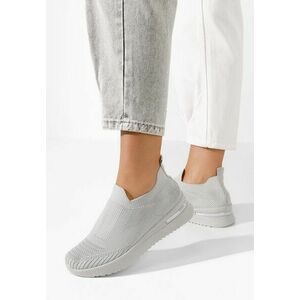 Tenisi dama Slip-On Palow gri imagine