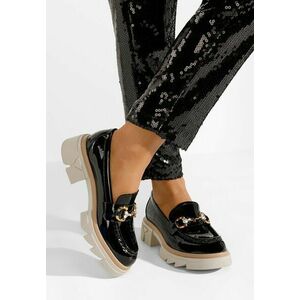 Mocasini dama lacuiti Lerina V6 negri imagine
