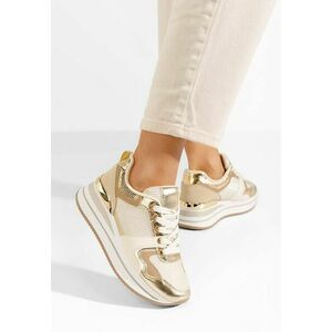 Sneakers cu platformă Daisie bej imagine
