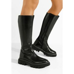 Cizme dama piele Taleda V2 negre imagine