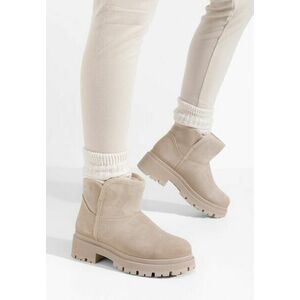 Cizme scurte dama Octavia V2 bej imagine