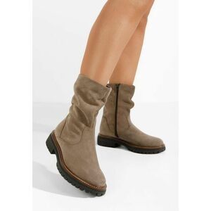 Cizme scurte dama Elerine gri imagine