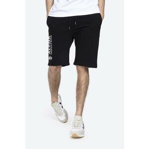 Alpha Industries pantaloni scurți Basic bărbați, culoarea negru 116364FP.530-black imagine