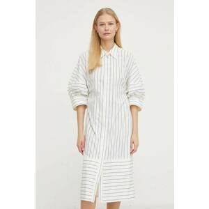 Day Birger et Mikkelsen rochie culoarea bej, mini, evazată imagine