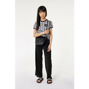 Dkny pantaloni copii culoarea negru, neted imagine