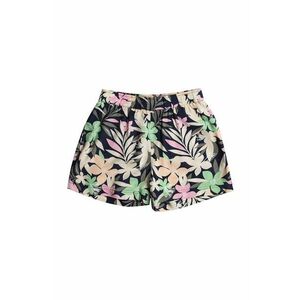 Roxy pantaloni scurti copii BLUECEAN FLOO culoarea negru, modelator imagine