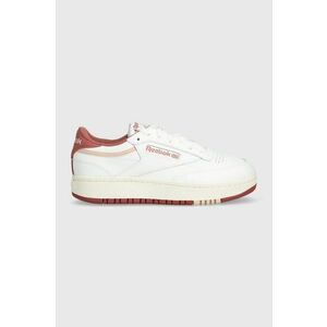 Reebok Classic sneakers din piele CLUB C culoarea alb imagine