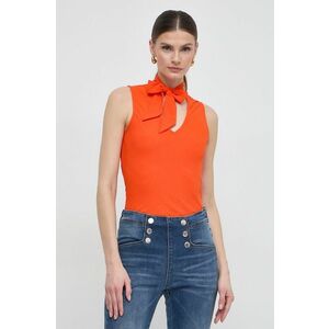 Morgan top culoarea portocaliu, neted imagine