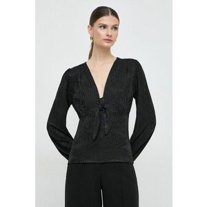 Morgan bluza femei, culoarea negru, neted imagine