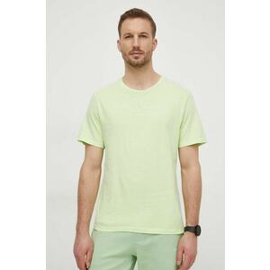 Pepe Jeans tricou din bumbac barbati, culoarea verde, cu imprimeu imagine