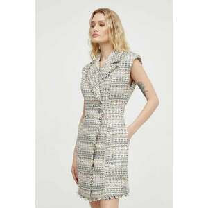 Bruuns Bazaar rochie culoarea bej, mini, dreaptă imagine