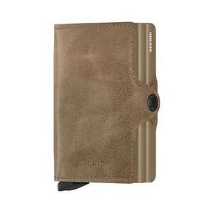 Secrid portofel de piele Twinwallet Vintage Taupe culoarea bej imagine