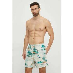 Quiksilver pantaloni scurti de baie culoarea bej imagine